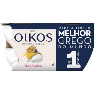 Iogurte Grego Maracujá Oikos (emb. 440 gr (4 un))
