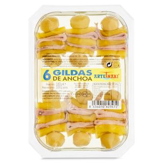 Gilda De Anchoa Doble Arteiñaki Bandeja 100 G