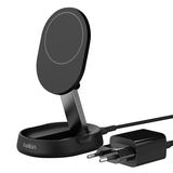 Base De Carga Inalámbrica Belkin Boostcharge Pro Magsafe Qi2 15W Negro (0745883868438)