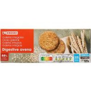 Galleta Digestive Con Avena Eroski, Caja 425 G (14626022)