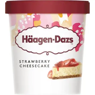 Helado De Strawberry Cheesecake Haagen Dazs, Tarrina 400 G