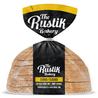 Pan De Molde Masa Madre The Rustik Bakery Bolsa 400 Gr.