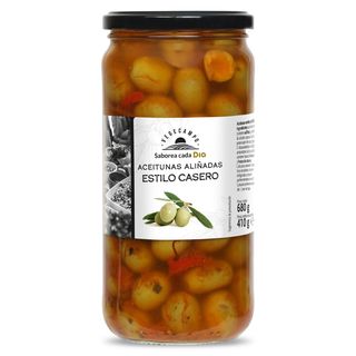 Aceitunas Estilo Casero Dia Vegecampo Frasco 410 G