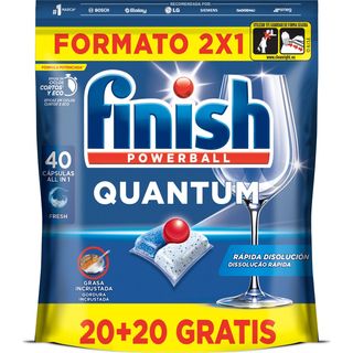 Lavavajillas Quantum Pastillas 20+20, Paquete 40 Unidades