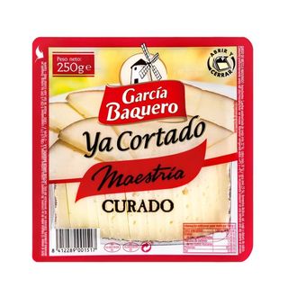 GARCÍA BAQUERO Queso Curado Ya Cortado, 225G