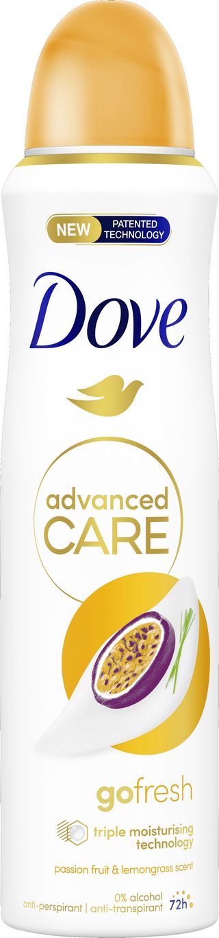 Dove Advanced Care Go Fresh Passion Fruit Spray 150Ml Eli1739