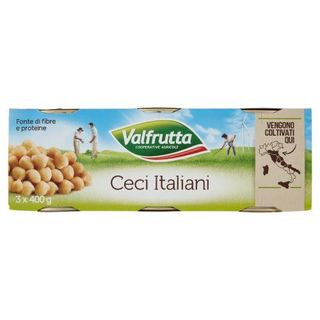 Valfrutta Ceci Italiani 3 X 400 G - 137118