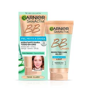 Bb Cream Matificante Y Anti Imperfecciones Garnier Tono Claro Pieles Mixtas A Grasas Tubo 40 Ml (3600542415118)