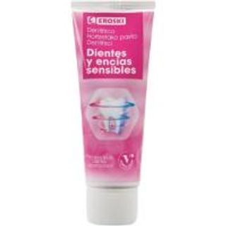 Pasta Dental Dientes-Encías Sensibles Eroski Tubo 75 Ml. (8921926)