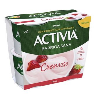 Activia Danone Cremoso Fresa 4 Uds.