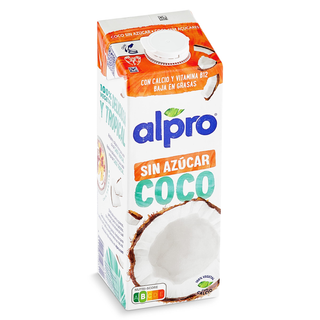 Bebida De Coco Sin Azúcar Alpro 1 L