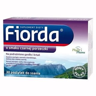 Fiorda o smaku porzeczkowym 30 pastyl.