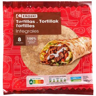 Tortilla Integral Eroski, Paquete 320 G (25944281)