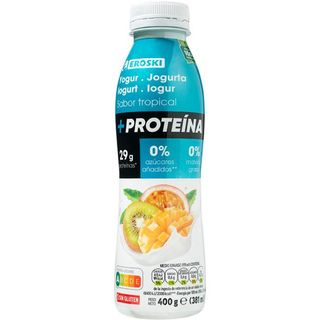Yogur Liquido 0% Proteinas Tropical Eroski, 400 Gr (25980145)