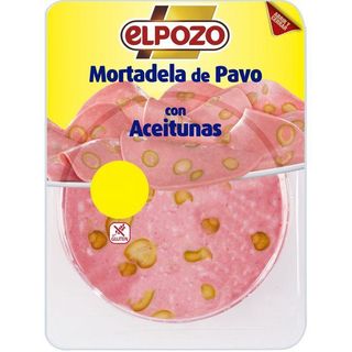 Mortadela De Pavo Con Aceitunas Elpozo, Bandeja 250+25 G (26397828)