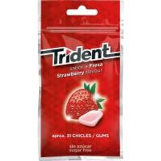 Chicle De Fresa Sin Azúcar En Gragea Trident, Paquete 43,5 G (13377601)