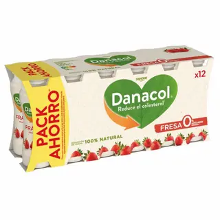 Bebida Lactea Fresa Danacol P-12X100G