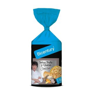Bicentury Tortitas de Maiz, Setas, Trufa y Queso 124g (205539)