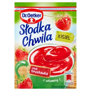 Dr. Oetker - Słodka chwila kisiel o smaku truskawkowym - 30 g