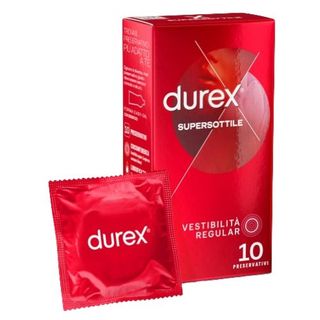 Durex Supersottile Preservativi Regular 10pz