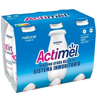 Actimel Danone Líquido Natural 6 Uds.