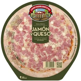 Pizza Tarradellas Jamón Y Queso 405 G