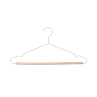 Gruccia con porta pantaloni - in legno e metallo