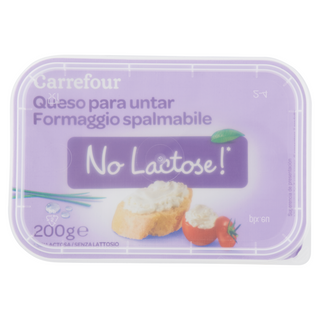 Carrefour No Lactose!* Formaggio spalmabile 200 g