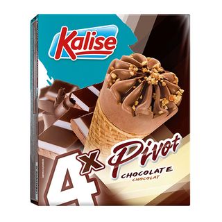 Kalise helado pivot de chocolate pack 4 x 70 g