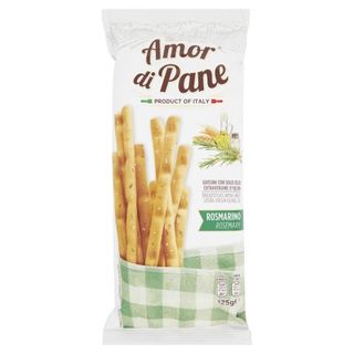 Amor Di Pane Grissini Con Solo Olio Extravergine D'Oliva Rosmarino 125 G - 104628