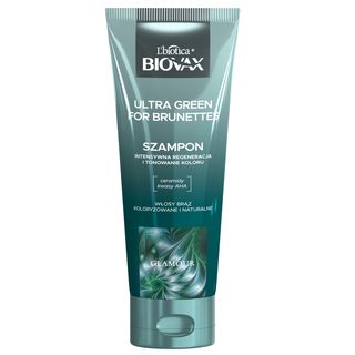 Biovax Glamour Ultra Green For Brunettes Szampon Regenerujący do włosów i Skóry Głowy