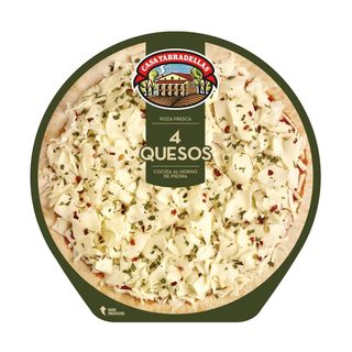 CASA TARRADELLAS Pizza 4 Quesos, 390G