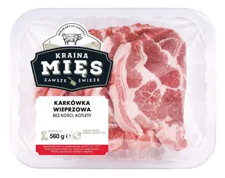 Kraina Mięs Karkówka bez kości kotlety wieprzowe 560 g