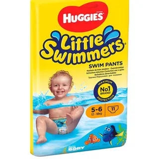 Huggies Little Swimmers Fraldas Fato de Banho 11 a 15 kg 11 unidades - 28022500954