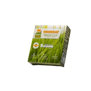 Erba piã¹ cococat terriccio e semi di erba per gatto 1pz