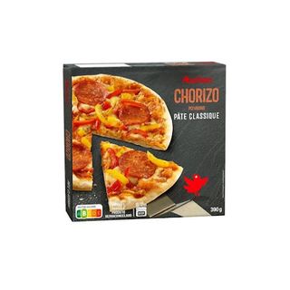 PIZZA AUCHAN MASSA CLÁSSICA CHOURIÇO 390G