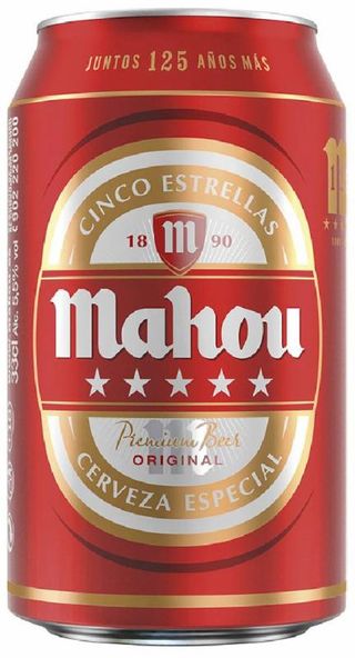 Cerveza 5 Estrellas Mahou Lata 33Cl