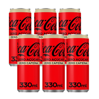 Pack Coca-Cola Zero Açúcar Zero Cafeína 6x33cl