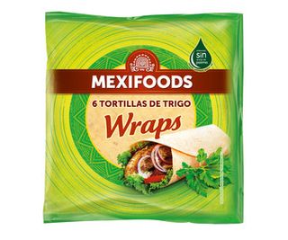 Tortillas de Trigo Mexifoods Wraps 6 Uds 370 G.