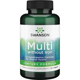 Swanson Century Formula Zestaw witamin i minerałów bez żelaza Tabletki