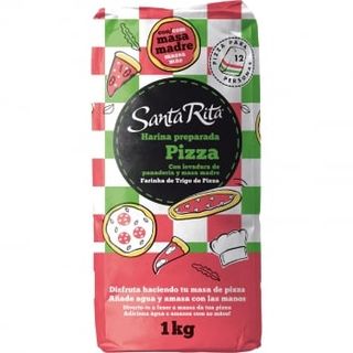 Harina Especial Pizza Con Levadura De Panadería Y Masa Madre Santa Rita 1 Kg.