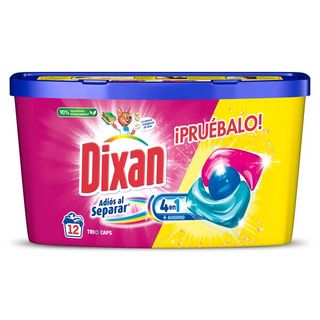 Detergente Máquina Cápsulas Total Dixan Caja 12 Lavados