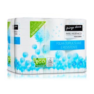 Papel Higiénico 2F Pingo Doce 12R