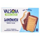 Valsoia Bontà e Salute Sandwich Bianco e Cacao 8 x 40 g