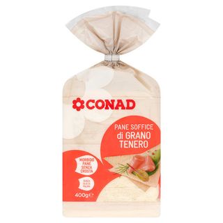 CONAD Pane Soffice di Grano Tenero 400 g - 8003170047716