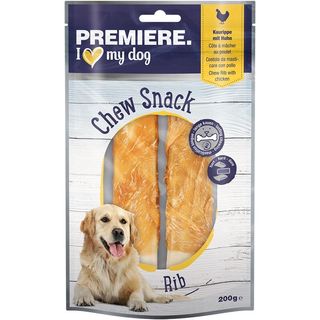 Premiere dog chew snack rib 200g pollo