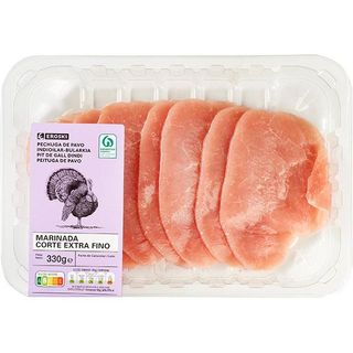 Filetes De Pavo Marinado Extrafina Sin Gluten 330G