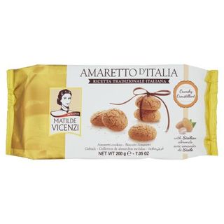 Pasticceria Matilde Vicenzi Amaretto D'Italia Ricetta Tradizionale Italiana 200 G - 006346