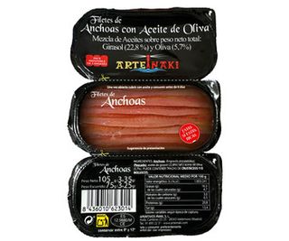 Anchoas En Aceite De Girasol Arteiñaki Tripack 3X35 Gr.
