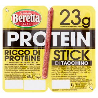 Fratelli Beretta Protein 23G Stick Di Tacchino 2 X 24 G